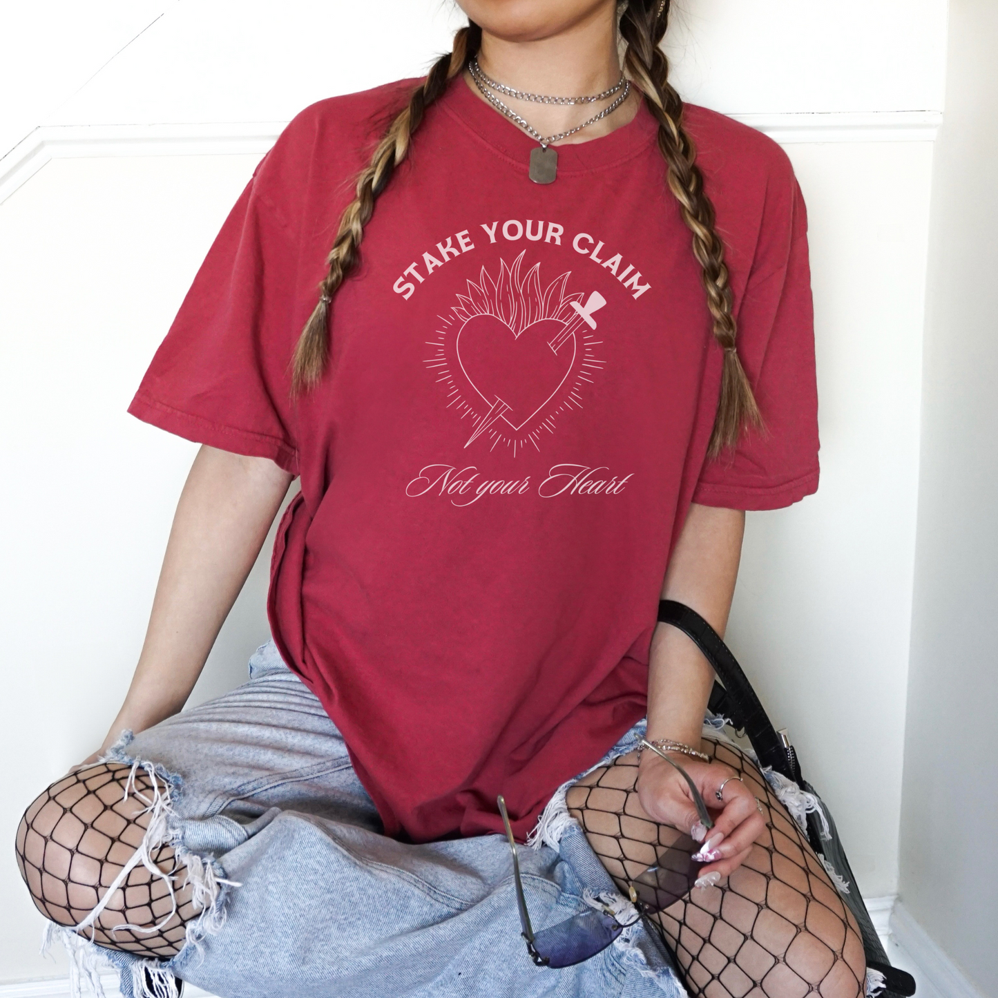 Stake your Claim Not Your Heart Tshirt