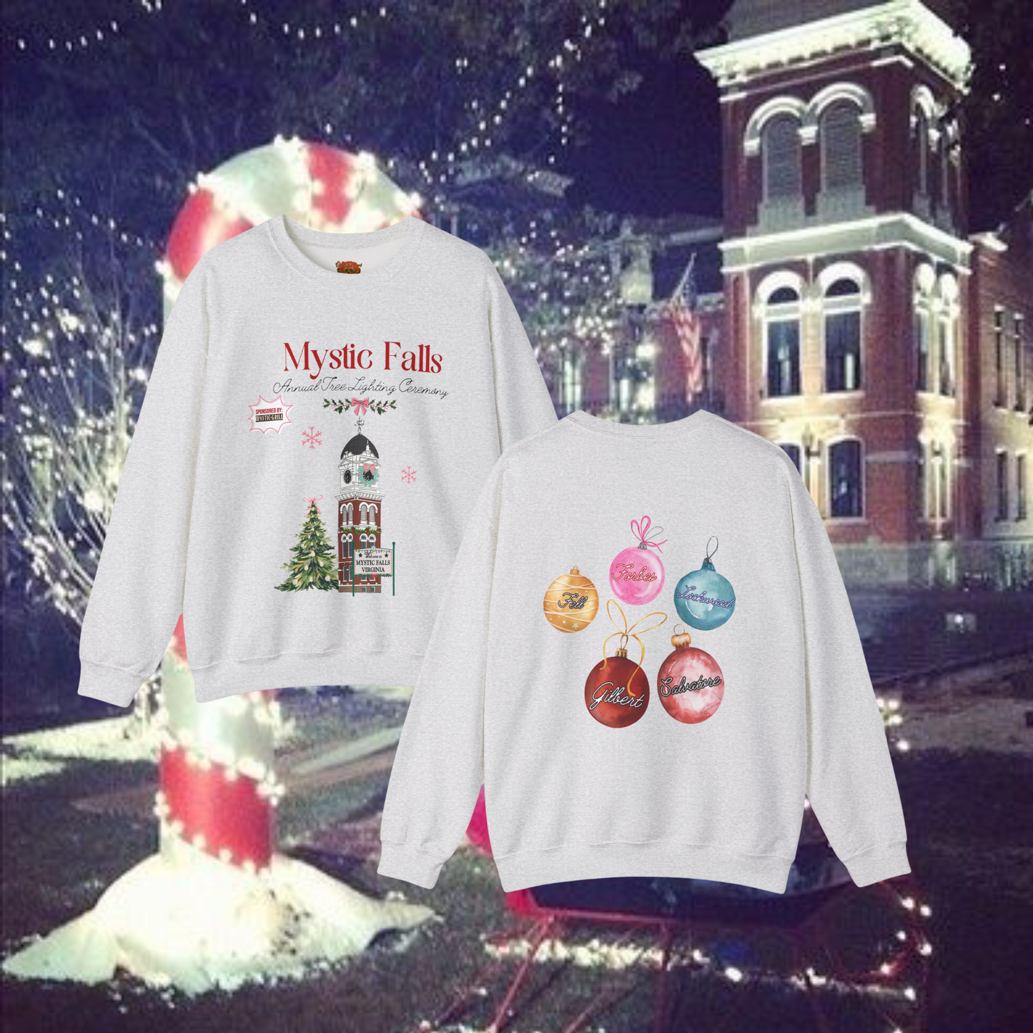 Mystic Falls Tree Lighting Crewneck