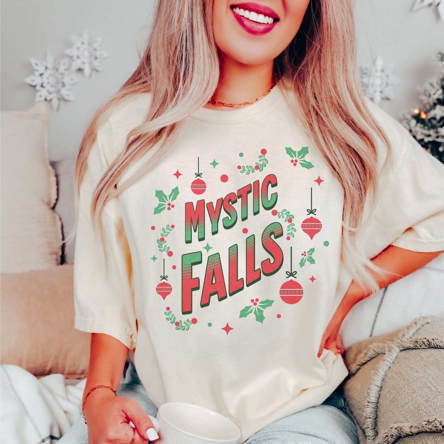 Mystic Falls Christmas Tee