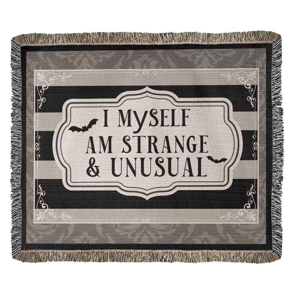 Strange & Unusual Woven Blanket