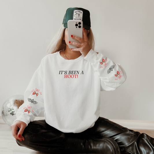 It's been a hoot! Crewneck