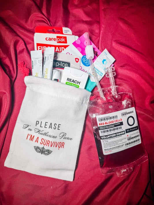 Katherine Pierce Hangover Survivor Bags