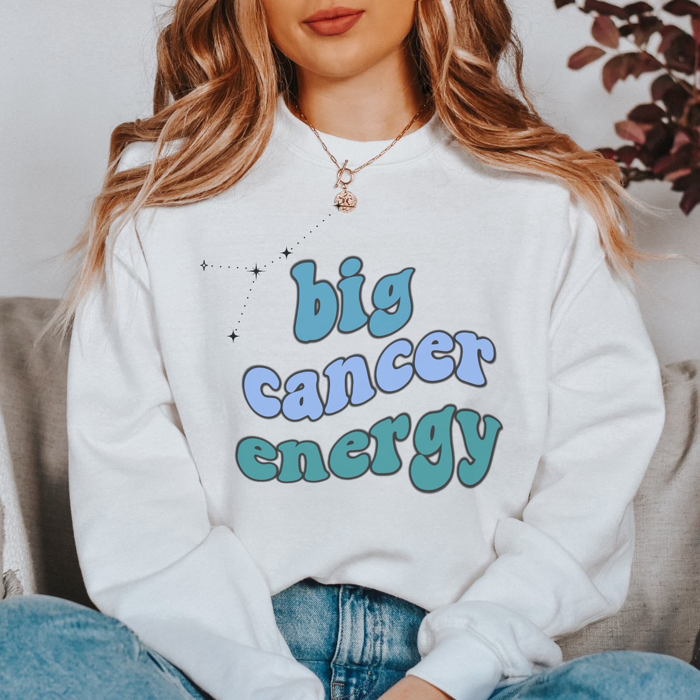 Cancer Sweatshirt, Big Cancer Energy Sweatshirt, Gift for Cancer Astrology lover sweatshirt, Gift for Astrology Lover