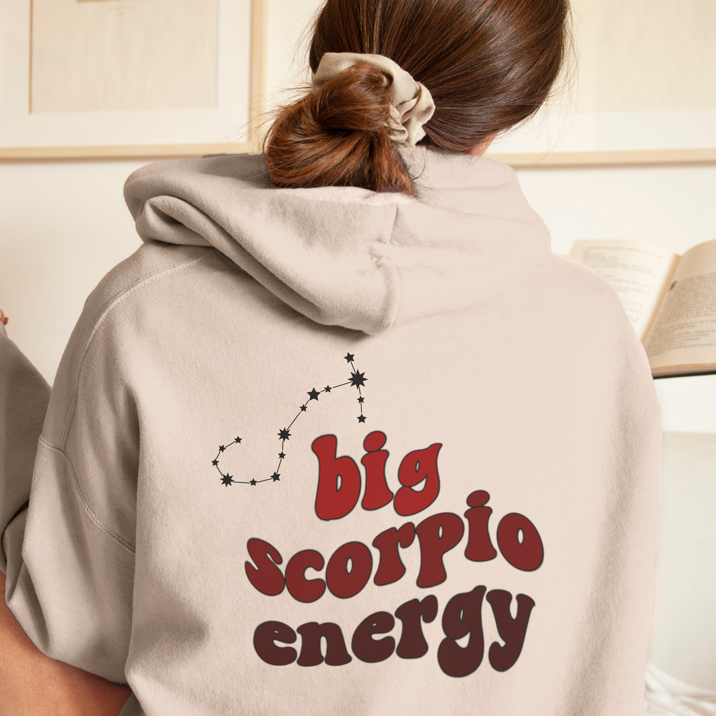 Big Scorpio Energy Hoodie, Scorpio Sweatshirt, Astrology lover gift, Zodiac sweatshirt, Christmas gift for Scorpio, Astrology hoodie