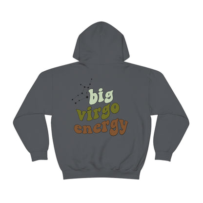 Big Virgo energy Hoodie,  Virgo Sweatshirt, Astrology lover gift, Zodiac sweatshirt, Xmas gift for Virgo , Astrology gift