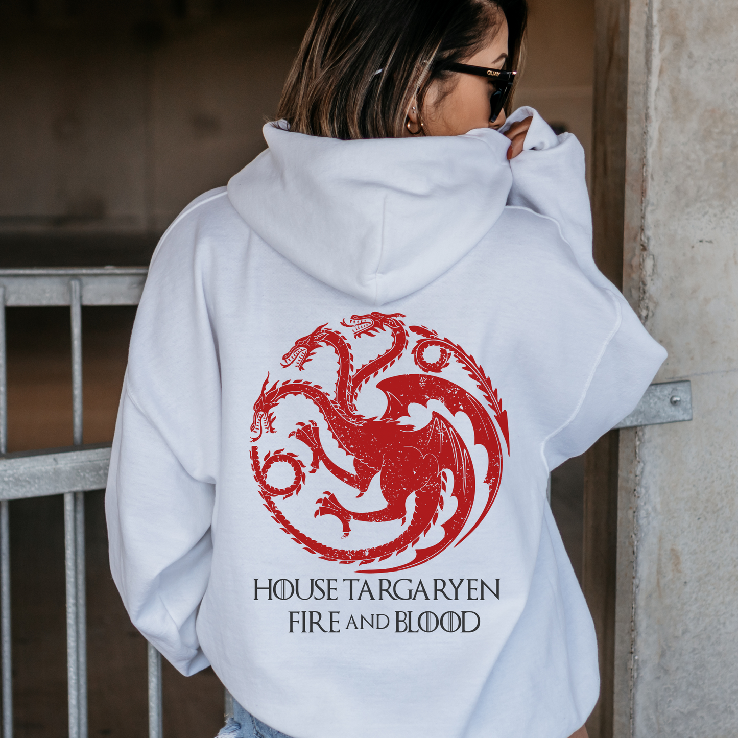 House Targaryen Fire Blood Hoodie House of Dragons Sweatshirt Gift for GOT fans HOD fan hoodie
