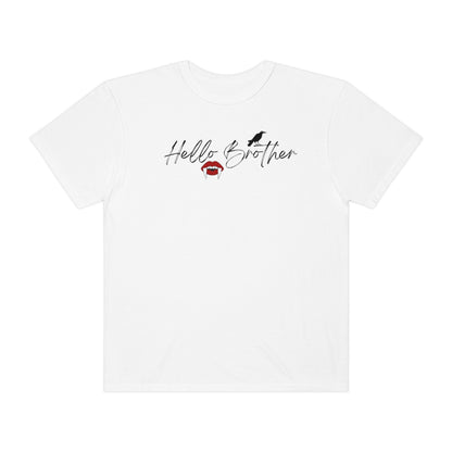 Hello Brother Vampire Diaries Shirt, TVD Shirt, Damon Salvatore Shirt, Oversized Vampire Shirt, TVD Fan Shirt