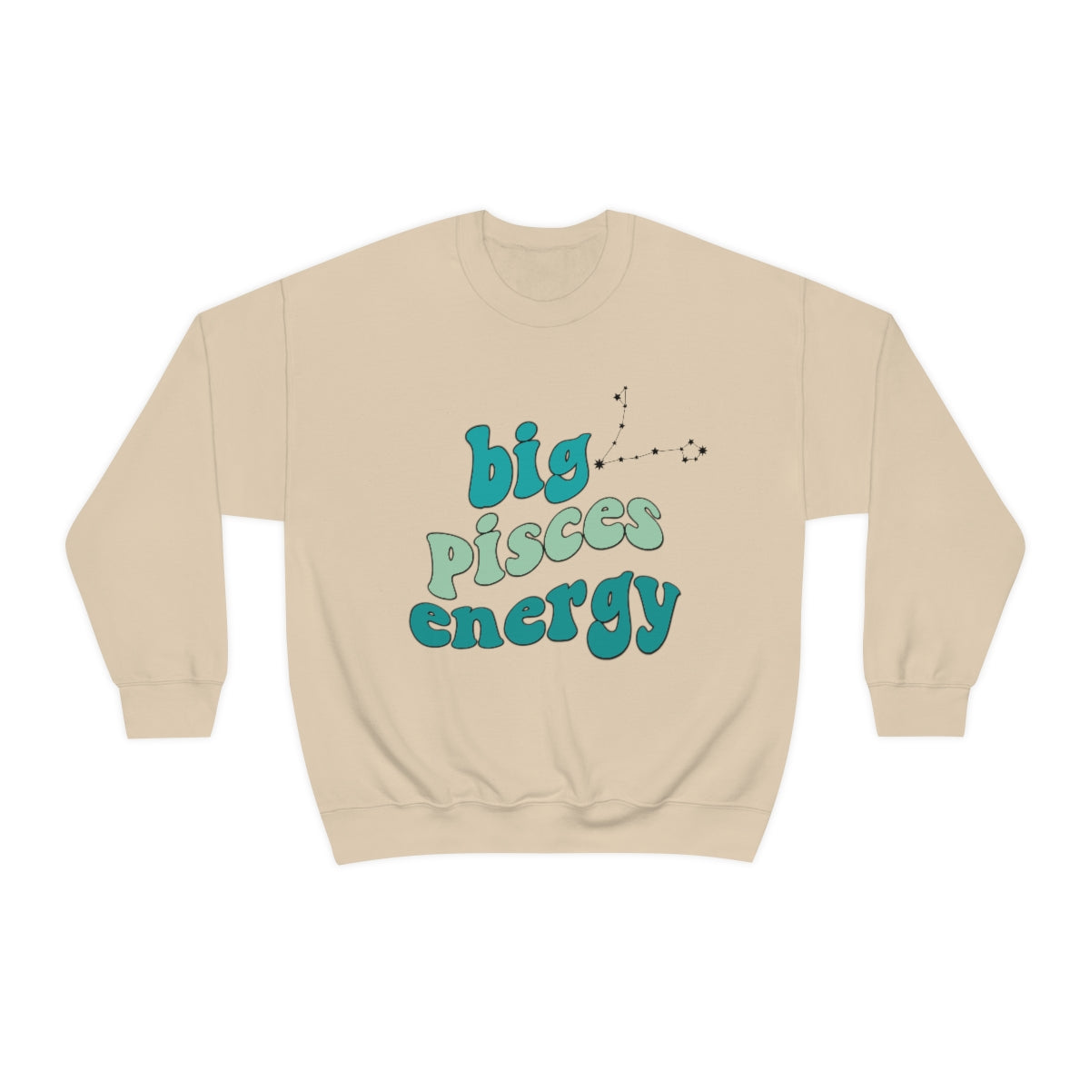 Pisces Sweatshirt, Big Pisces Energy Sweatshirt, Gift for Pisces, Astrology lover sweatshirt, Gift for Astrology Lover, Zodiac sweater