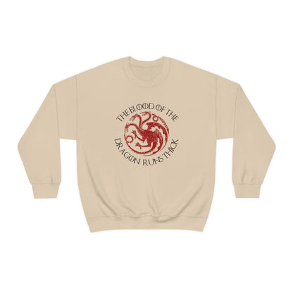 Blood of the Dragon runs thick, House Targaryen Shirt,  House of Dragons Sweatshirt, Gift for Game of Thrones Fans
