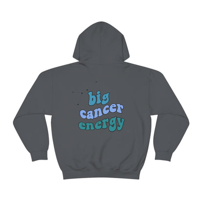 Big Cancer energy Hoodie, Cancer Sweatshirt, Astrology lover gift, Zodiac sweatshirt, Xmas gift for Cancer, Astrology