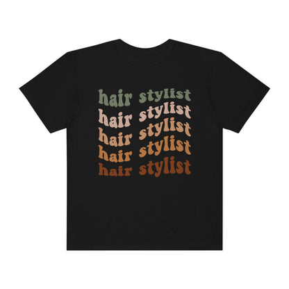 Trendy Hair Stylist shirt, Hair dresser shirt, Hair Stylist gift, Trendy oversized T-shirt for hair stylist, Boho Hair shirt