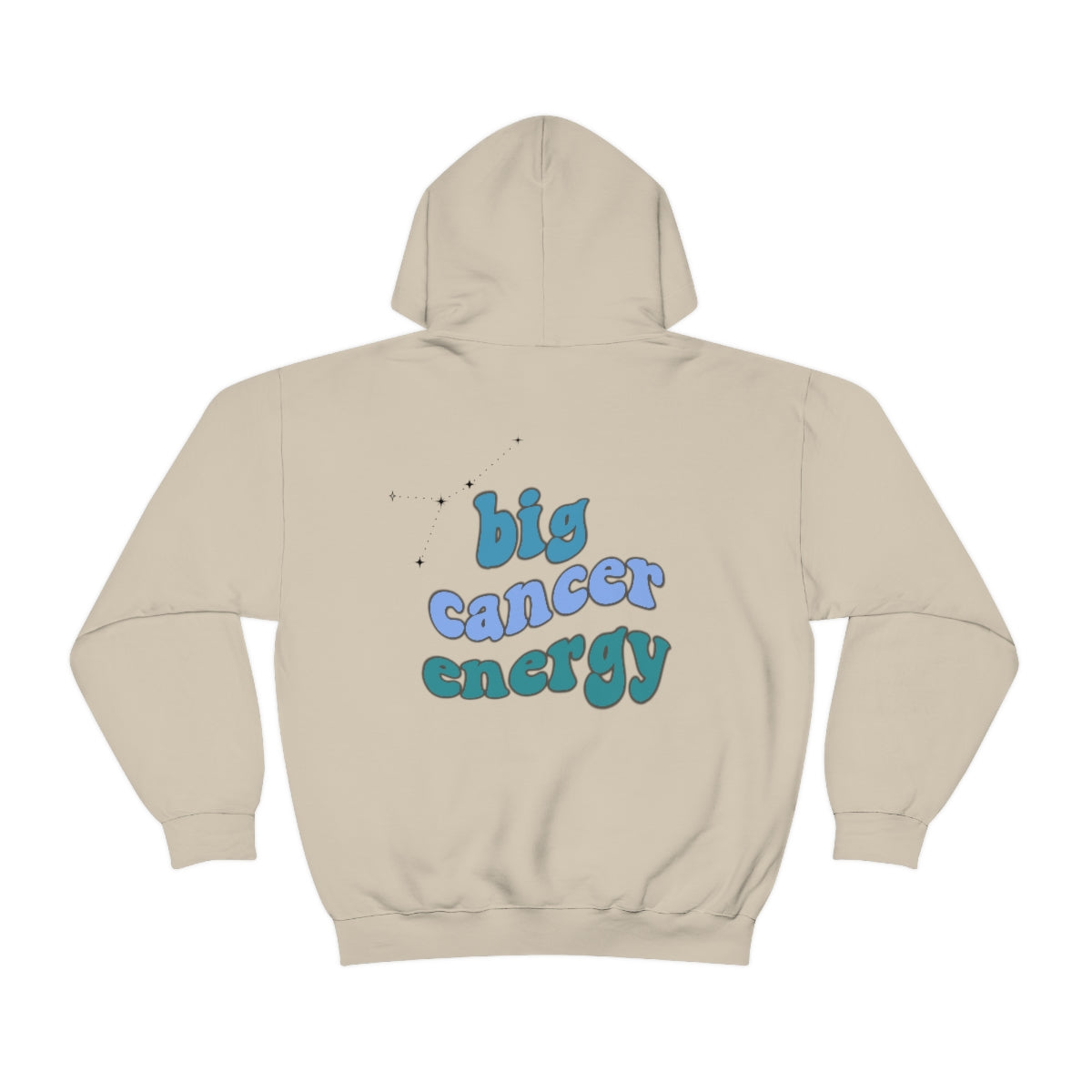 Big Cancer energy Hoodie, Cancer Sweatshirt, Astrology lover gift, Zodiac sweatshirt, Xmas gift for Cancer, Astrology