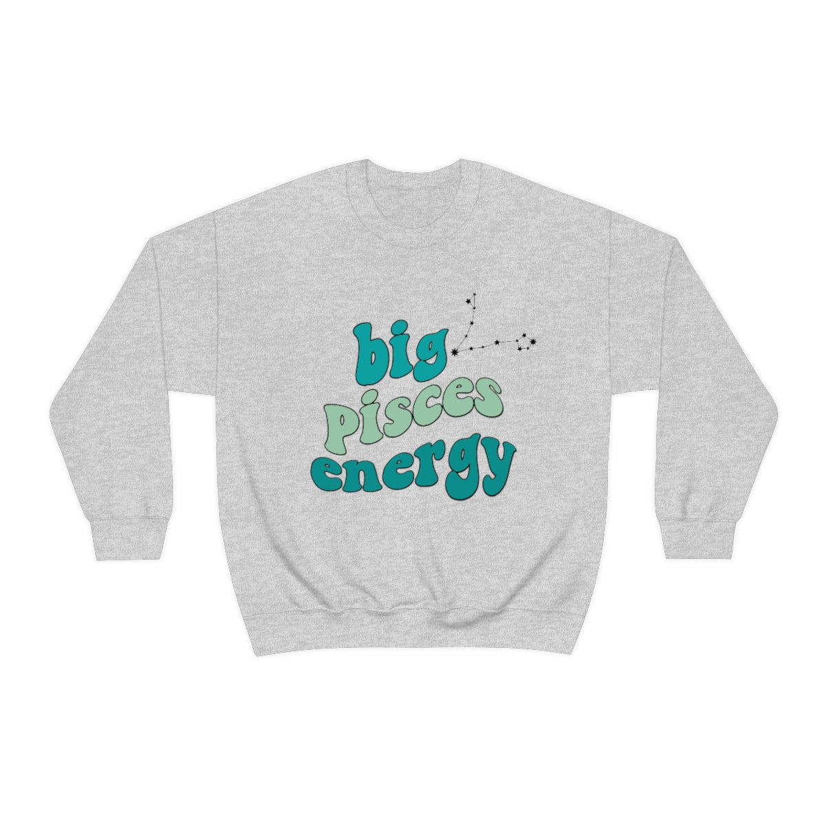 Pisces Sweatshirt, Big Pisces Energy Sweatshirt, Gift for Pisces, Astrology lover sweatshirt, Gift for Astrology Lover, Zodiac sweater