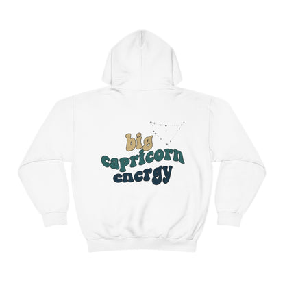 Big Capricorn Energy Hoodie, Capricorn Sweatshirt, Astrology lover gift, Zodiac sweatshirt, Xmas gift for Capricorn, Astrology