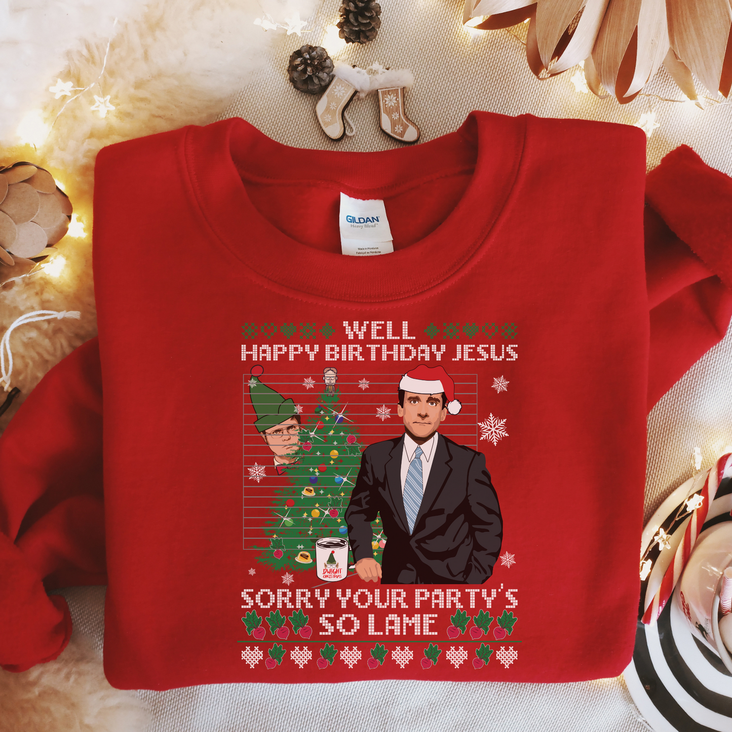 The clearance office sweaters