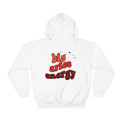 Big Aries energy Hoodie, Aries Sweatshirt, Astrology lover gift, Zodiac sweatshirt, Xmas gift for Aries Astrology