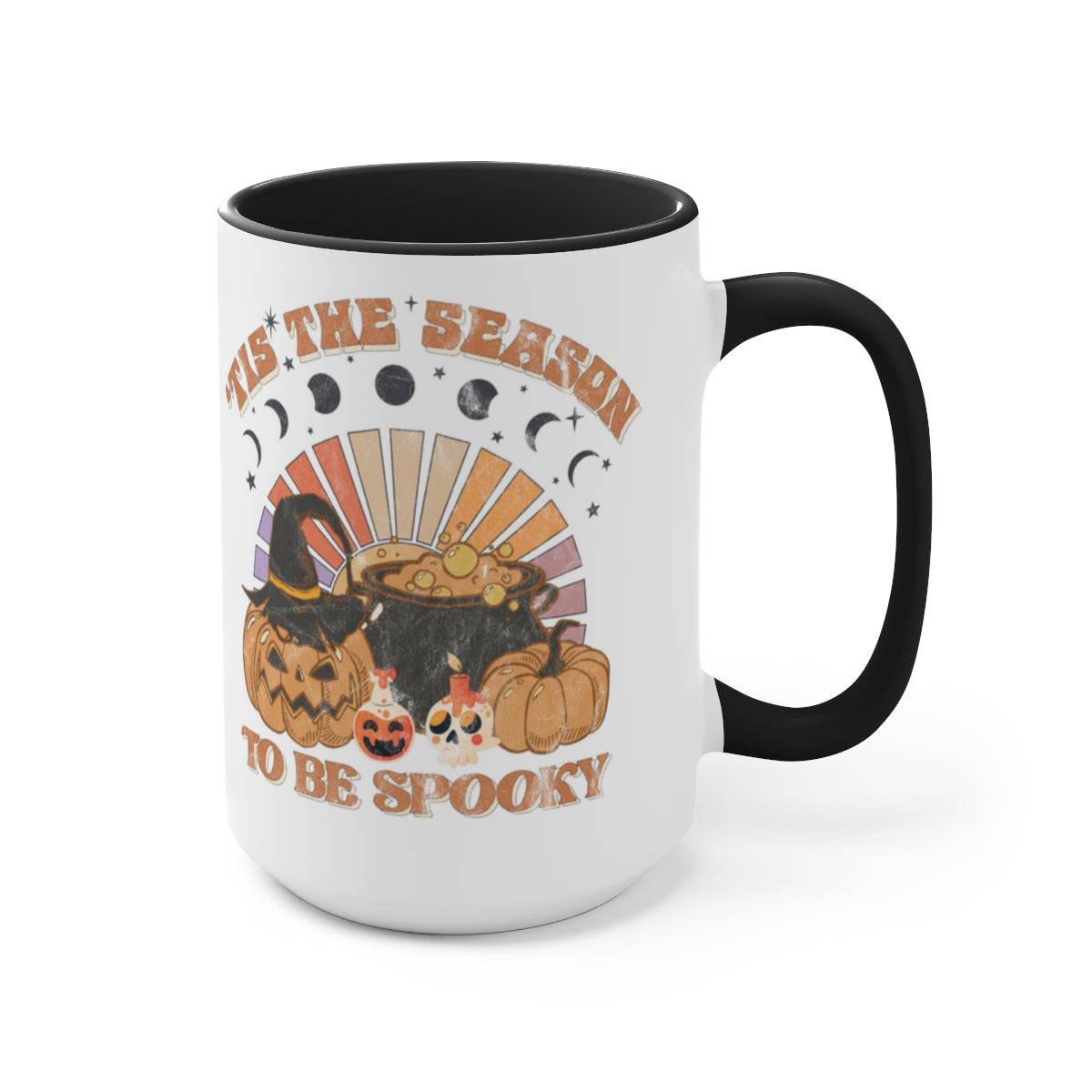 Tis the season to be spooky pumpkin coffee mug- 15oz
