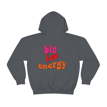 Big Leo energy Hoodie,  Leo Sweatshirt, Astrology lover gift, Zodiac sweatshirt, Xmas gift for Leo , Astrology gift