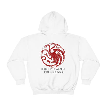 House Targaryen Fire & Blood Hoodie,  House of Dragons Sweatshirt, Gift for GOT fans, HOD fan hoodie