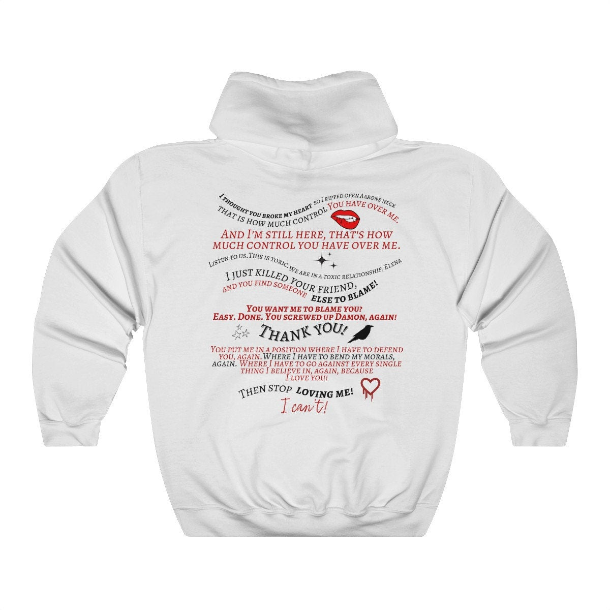 Diaries Merch Vampire Diaries Hoodie Damon The Vampire Diaries