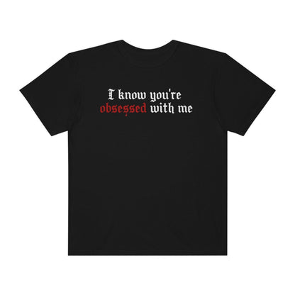 TVD Shirt,  Damon Salvatore shirt, tvd fan gift, The Vampire Diaries shirt, TVD Fan, TVD xmas gift, I know you're obsessed with me