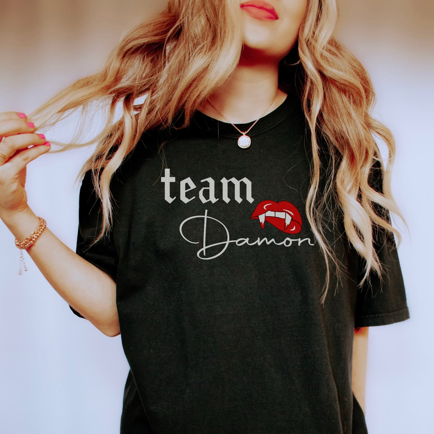 Team Damon shirt, TVD fan gift, vampire shirt, The Vampire Diaries shirt, TVD Fan, TVD merch, Damon Salvatore shirt