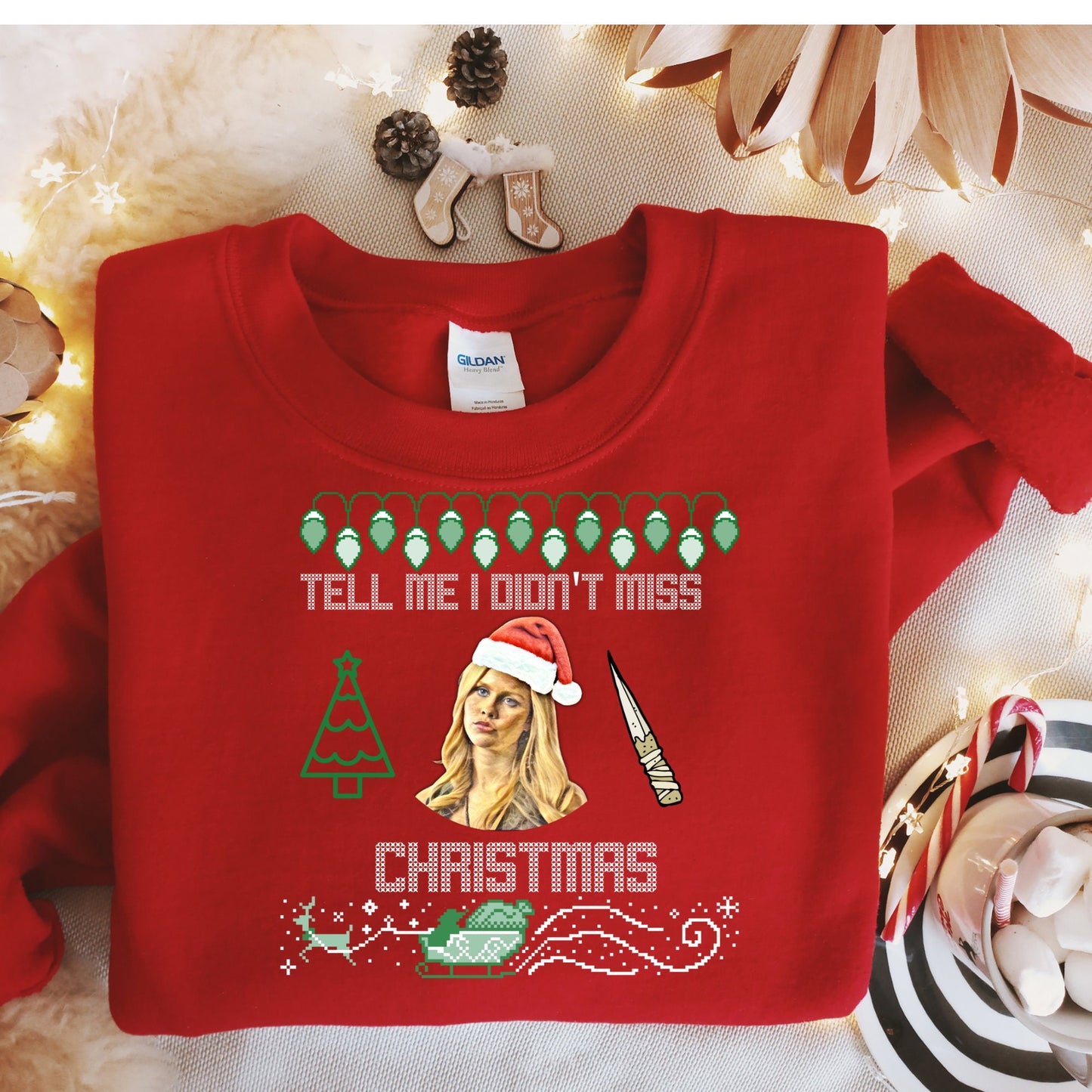 TVD Sweatshirt, tvd Ugly Christmas Sweater, TVD Xmas gift, Salvatore Brothers, TVD fan gift, The Originals