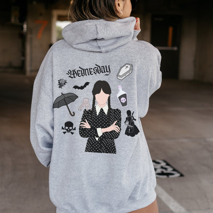 Wednesday Addams Hoodie, Wednesday Hoodie, Addams family, Wednesday Adams, Nevermore Academy
