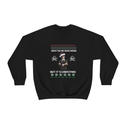Wednesday Addams Ugly Xmas Sweatshirt Addams family, Wednesday Addams, Nevermore Academy,  Wednesday Christmas, Gothmas