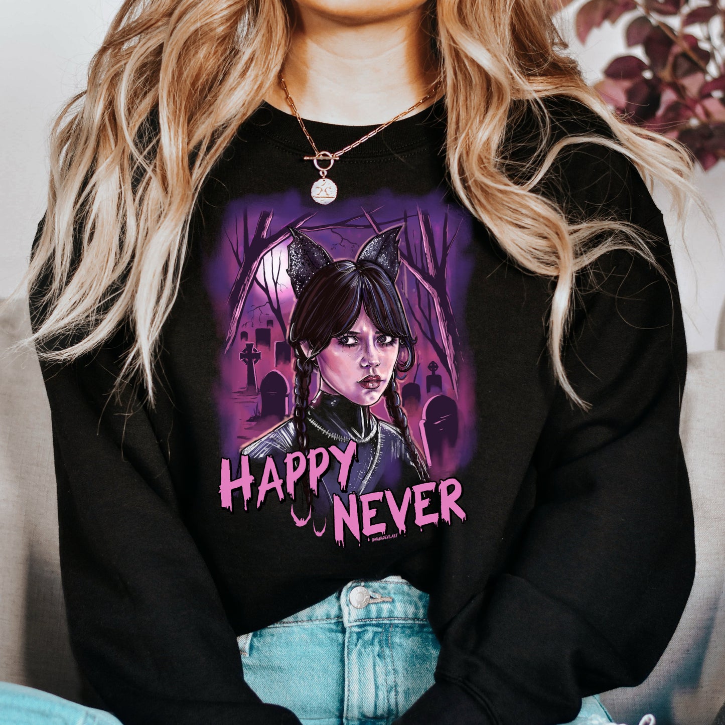 Happy Never Crewneck