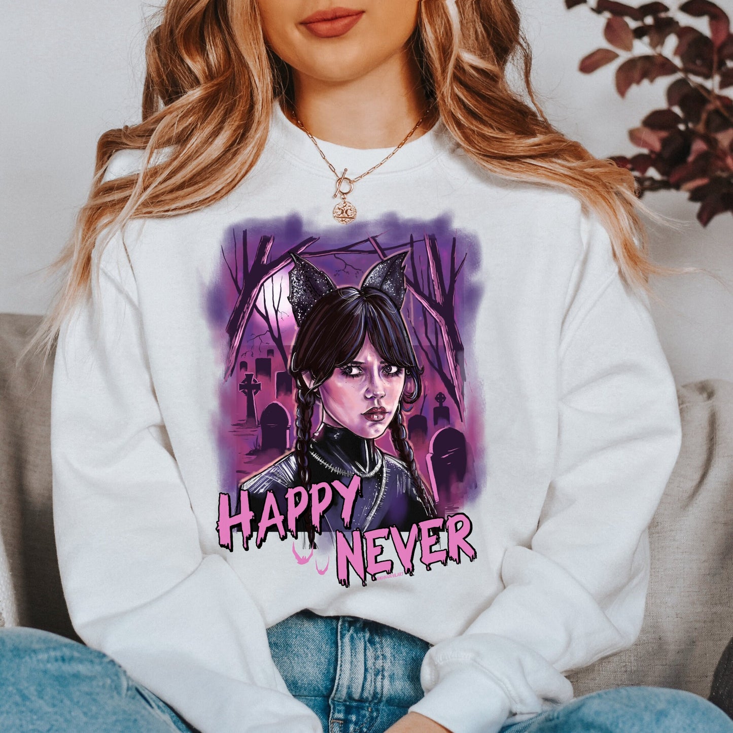 Happy Never Crewneck