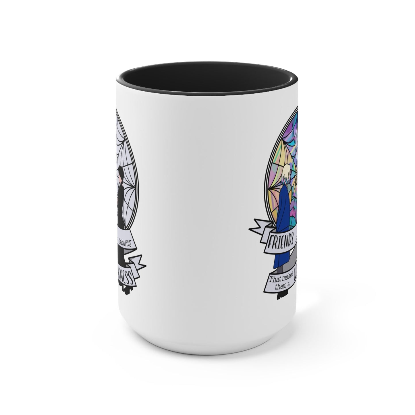 Wednesday Addams Mug, Wednesday Addams, The Addams Family, Halloween Mug, Bestfriend Mug, Enid & Wednesday