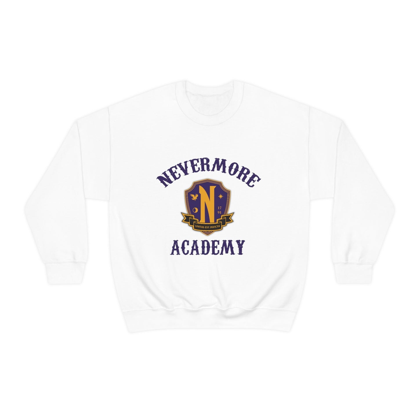 Nevermore Academy Sweatshirt, Wednesday Addams Sweatshirt, Wednesday Addams, Addams Family, Horror Sweatshirt