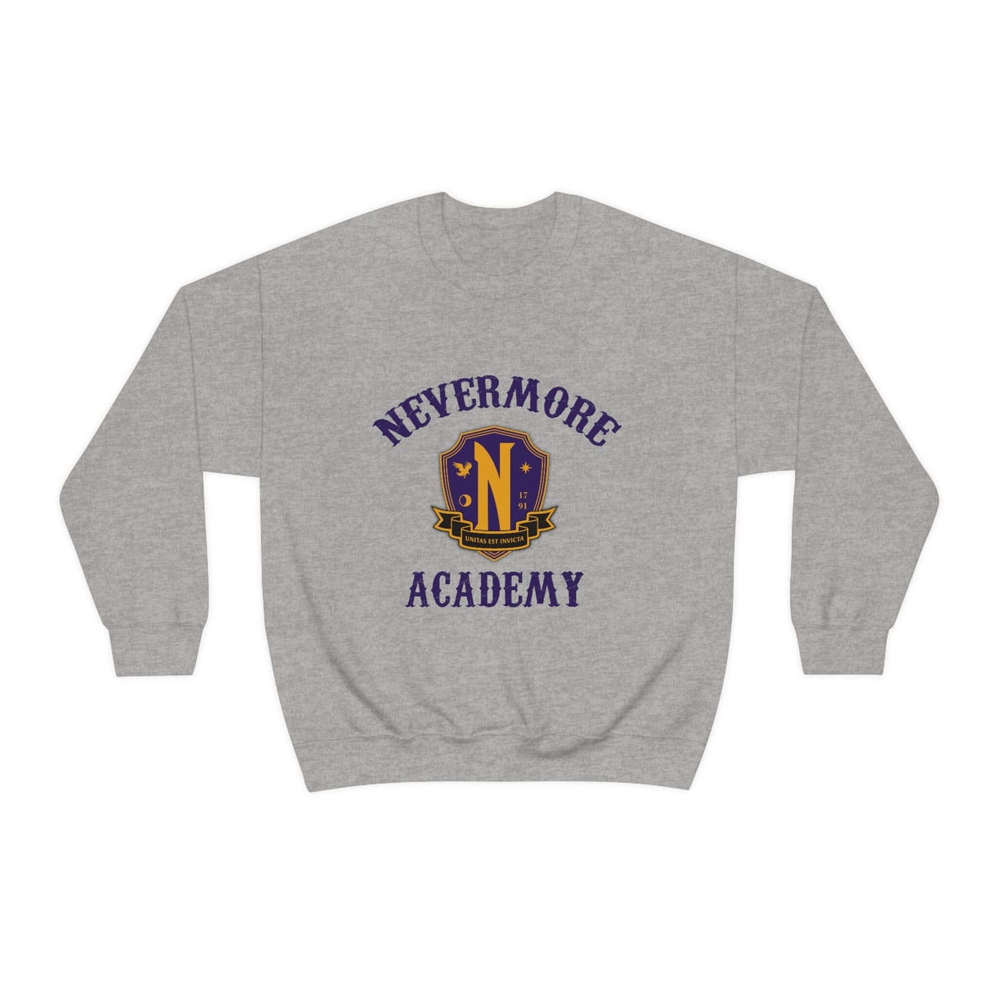 Nevermore Academy Sweatshirt, Wednesday Addams Sweatshirt, Wednesday Addams, Addams Family, Horror Sweatshirt