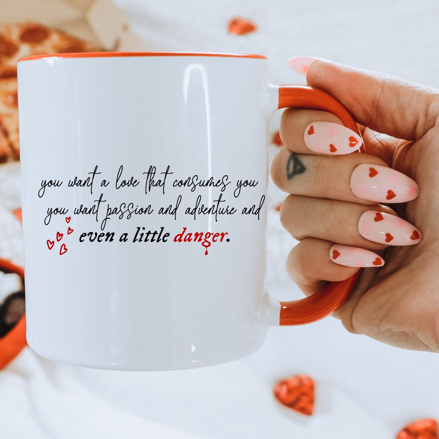 Damon & Elena  Mug, TVD Valentine's Day gift, Valentine's Day mug, TVD coffee mug, TVD fan gift, Team Delena, Damon Salvatore