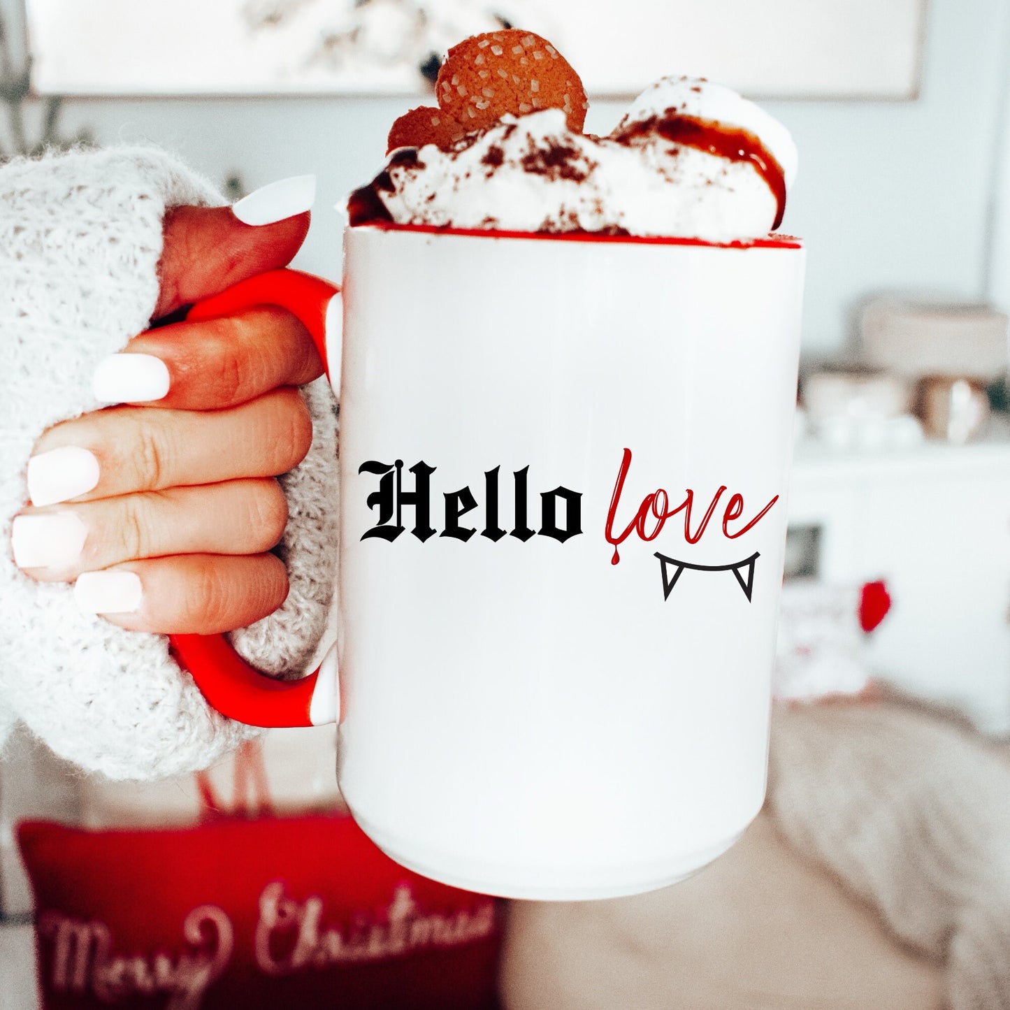 Hello love Mug, Klaus Mikaleson Valentine's Day gift, Valentine's Day mug, TVD coffee mug, TVD fan gift, Klaus Mikaleson mug