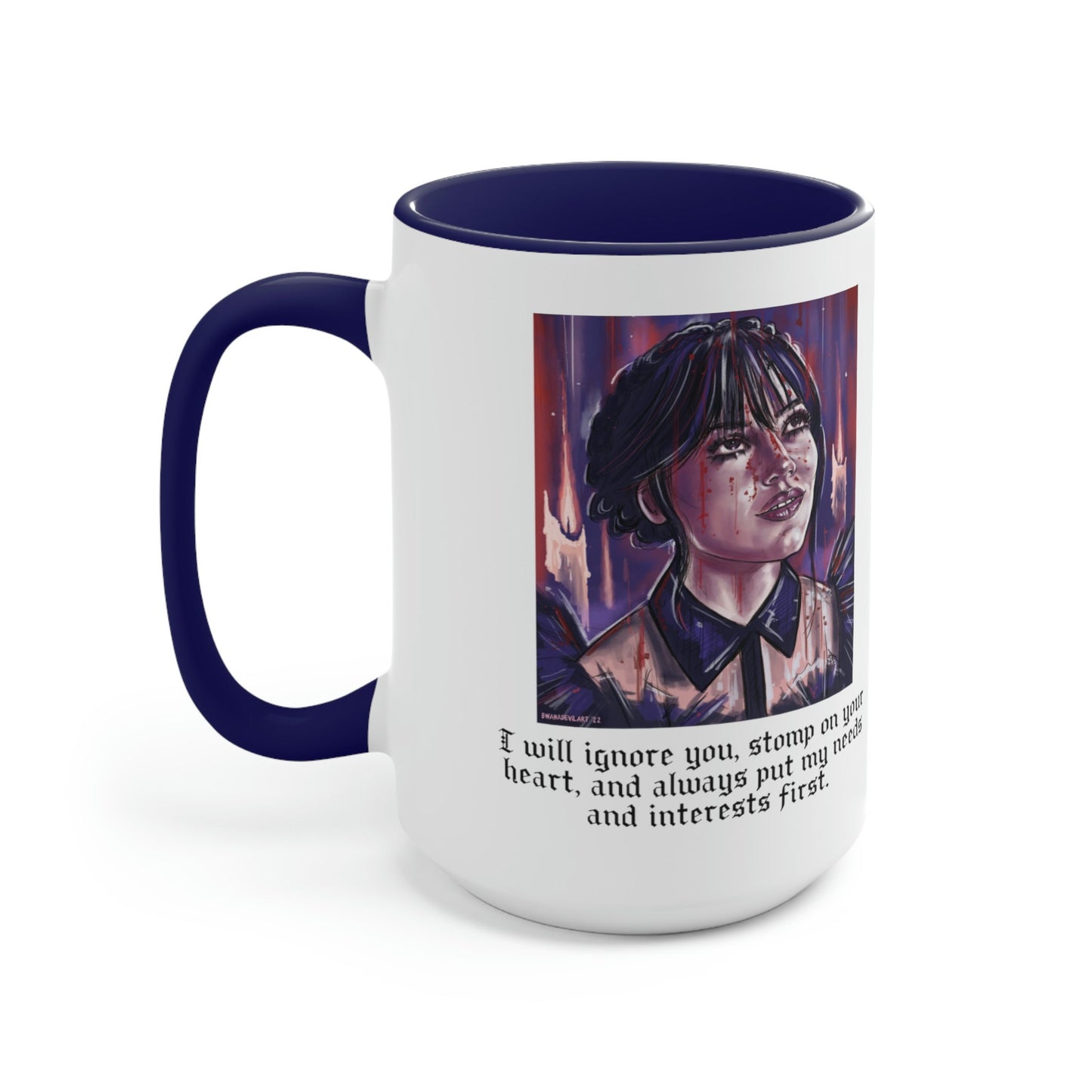 Wednesday Addams Mug, Wednesday Addams, Wednesday Merch, Addams Family,  Nevermore Academy, Horror Mug, Halloween mug