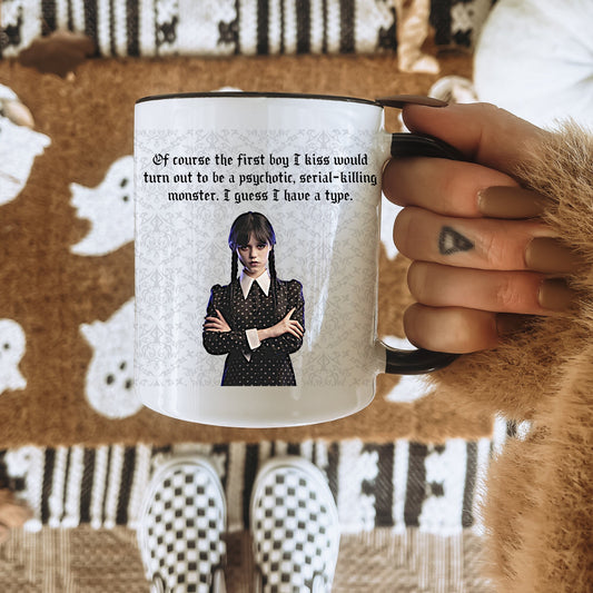 Wednesday Addams Mug, Wednesday Addams, Wednesday Merch, Addams Family,  Nevermore Academy, Horror Mug, Halloween mug, Horror aesthetic
