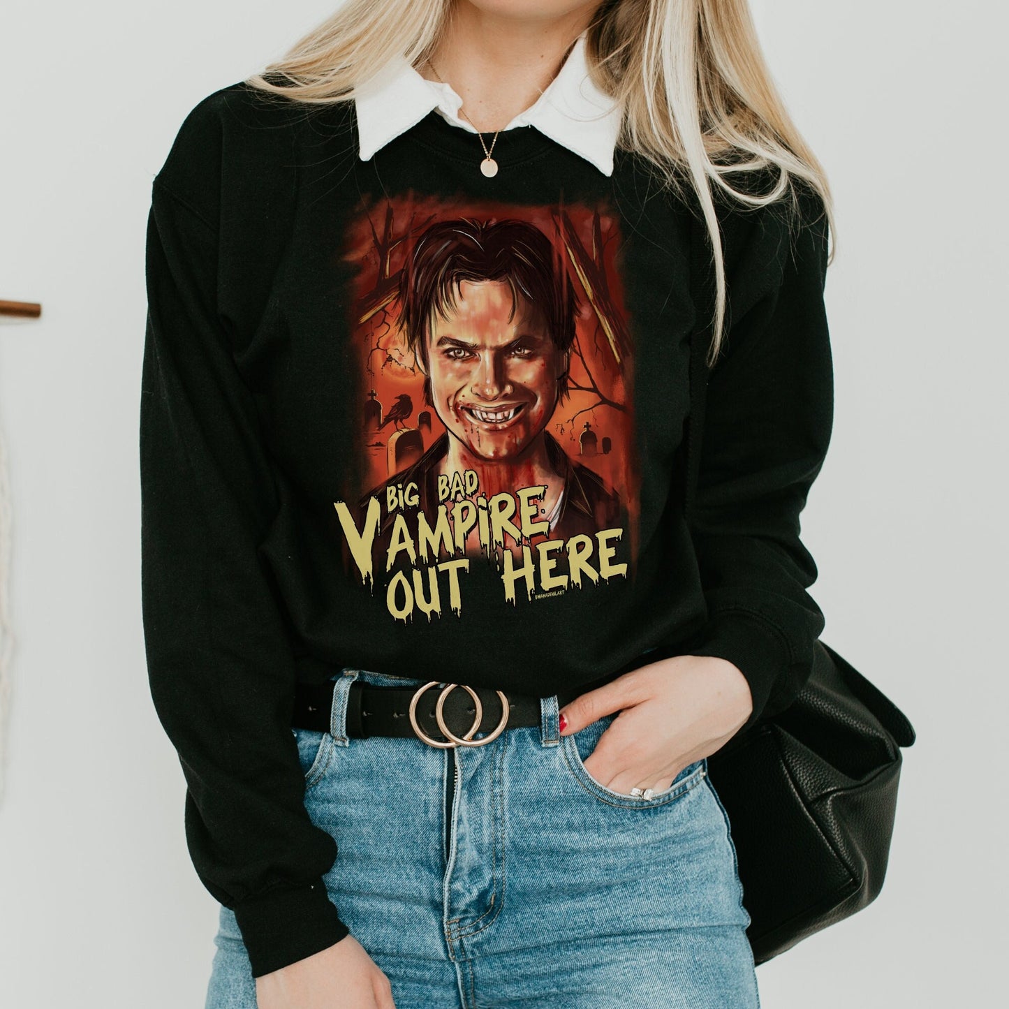 Hello Brother Stefan Salvatore Hoodie The Vámpíré Díaríes Damon