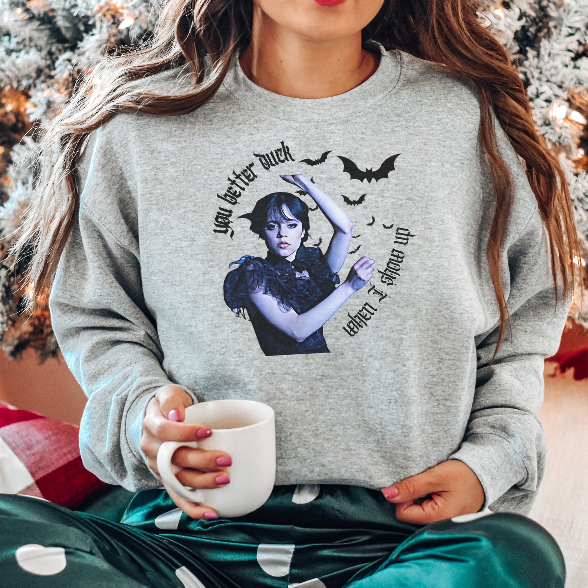 Wednesday Addams Sweatshirt, Wednesday Addams Hoodie, Wednesday Merch, –  Dee*Charmed