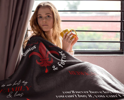 The Originals quotes blanket, Tvd merch, Tvd custom quote blanket, Tvd fan gift, Klaus Mikaleson blanket, Tvd apparel, The originals merch