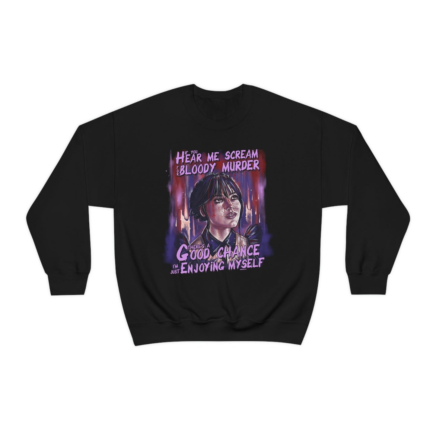 Bloody Wednesday Addams Crewneck