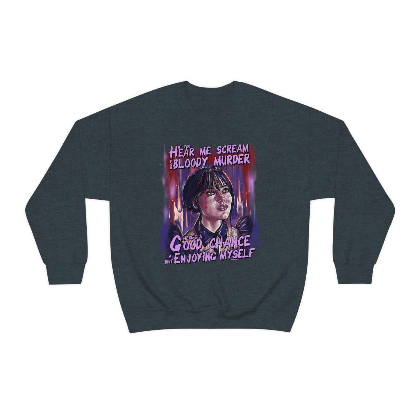 Bloody Wednesday Addams Crewneck