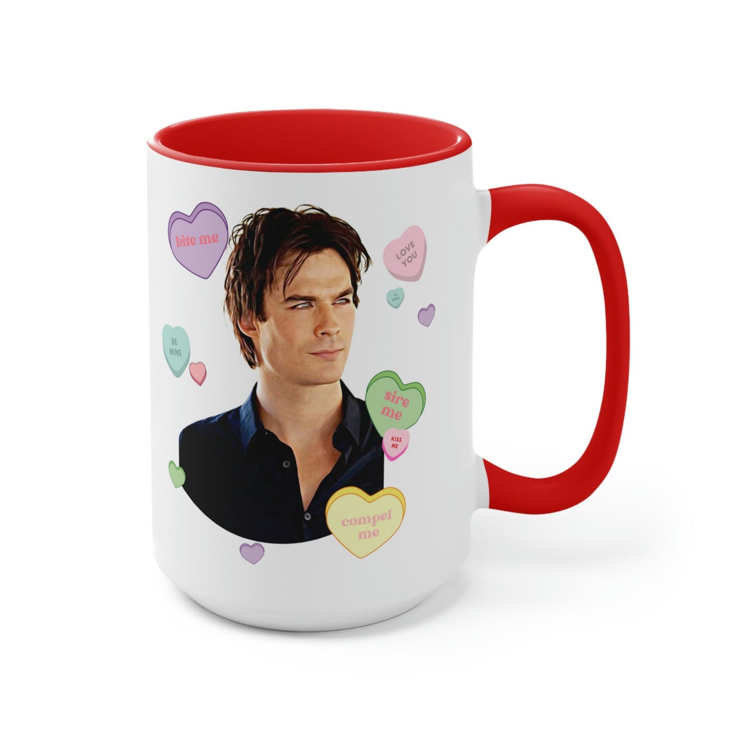 Damon Salvatore Mug, Damon Salvatore Valentine's Day gift, Valentine's Day mug, TVD coffee mug, TVD fan gift