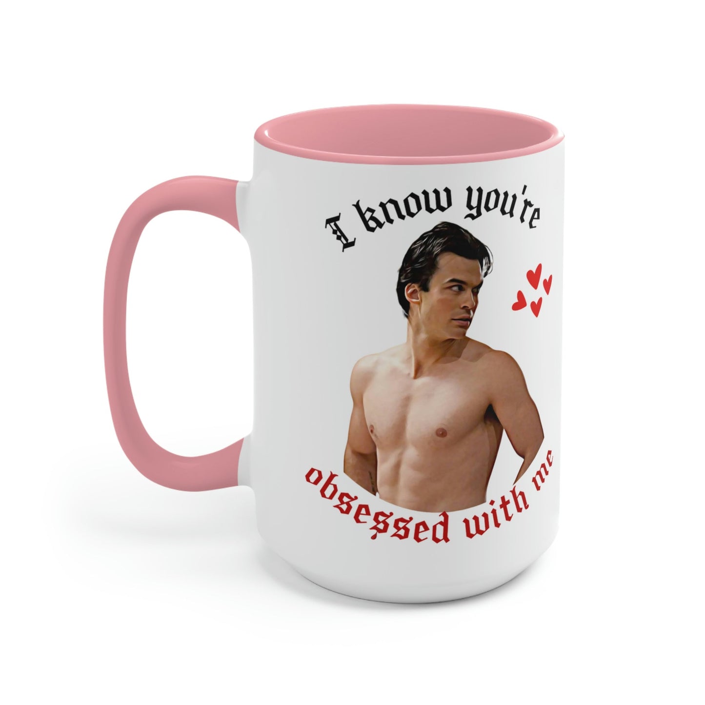 Damon Salvatore Mug, Damon Salvatore Valentine's Day gift, Valentine's Day mug, TVD coffee mug, TVD fan gift, Salvatore brothers