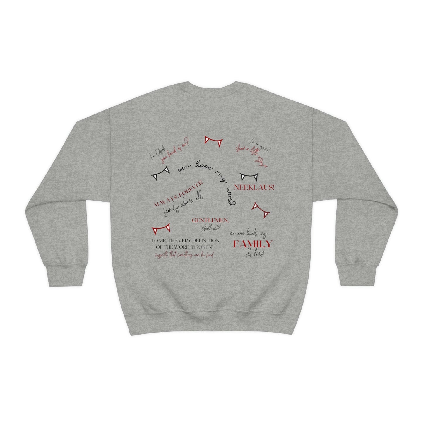 Elijah Mikaleson Sweatshirt, Elijah Mikaleson quotes, TVD Sweatshirt, tvd merch, The Originals, TVD Crewneck, Klaus Mikaleson