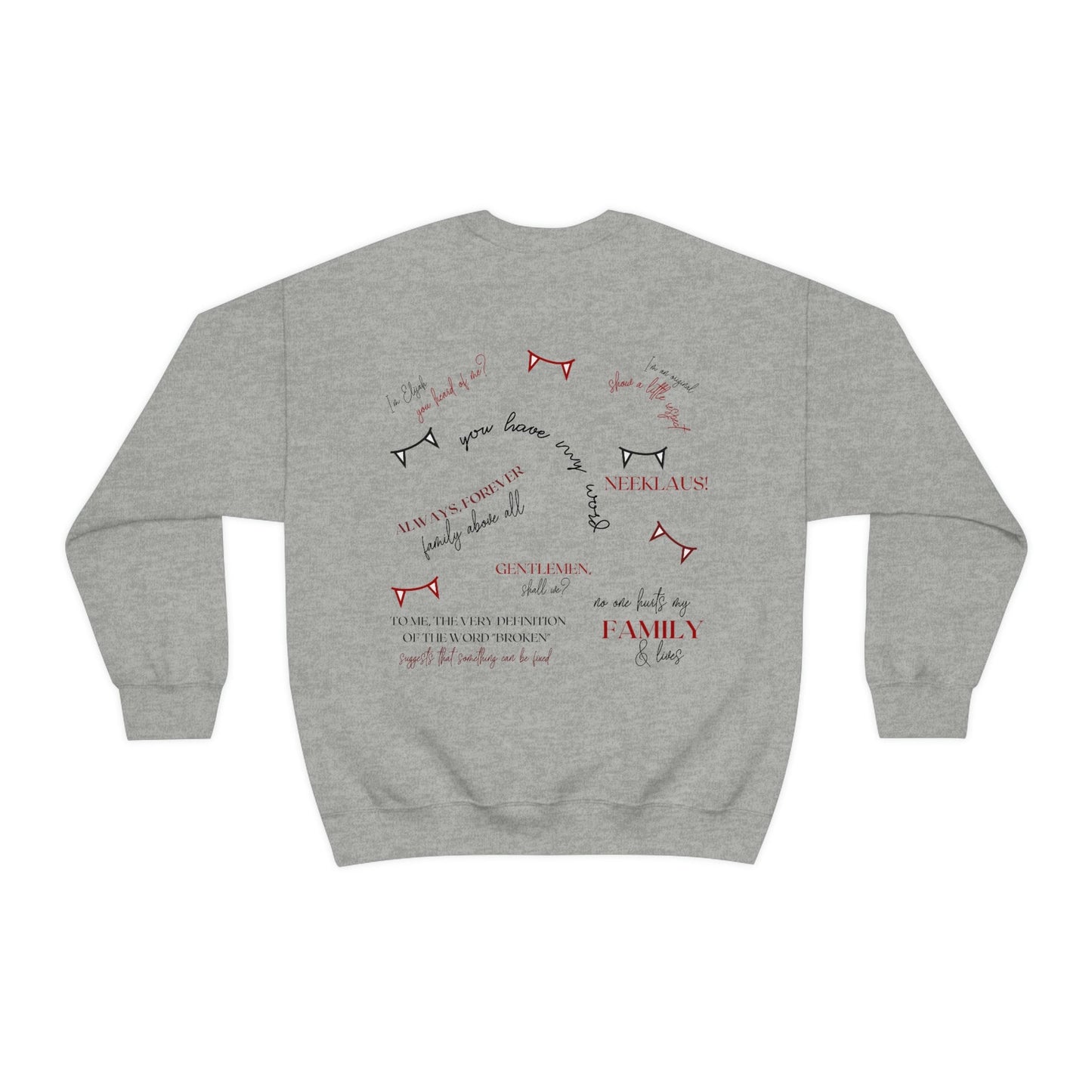 Elijah Mikaleson Sweatshirt, Elijah Mikaleson quotes, TVD Sweatshirt, tvd merch, The Originals, TVD Crewneck, Klaus Mikaleson