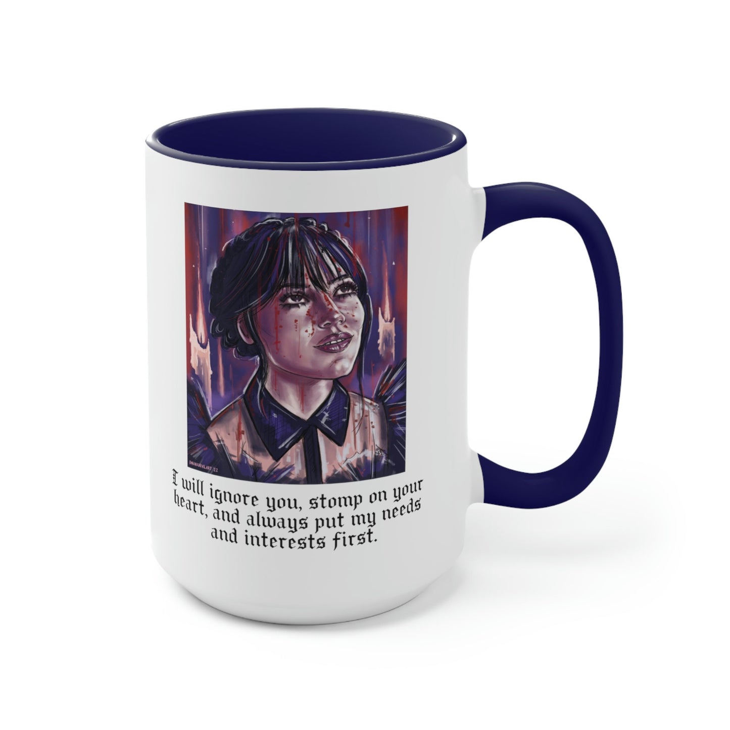 Wednesday Addams Mug, Wednesday Addams, Wednesday Merch, Addams Family,  Nevermore Academy, Horror Mug, Halloween mug