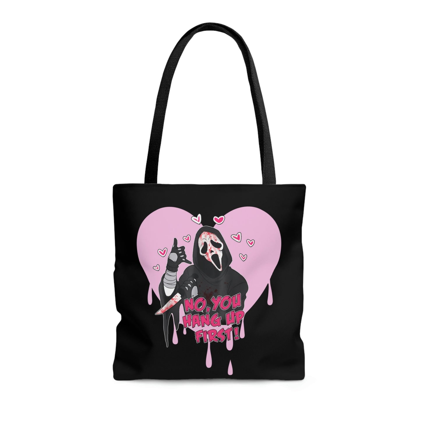 Scream tote bag, Gothic book bag, Ghostface merch, Spooky shopping bag, Witchy bag, Horror merch, Horror bag