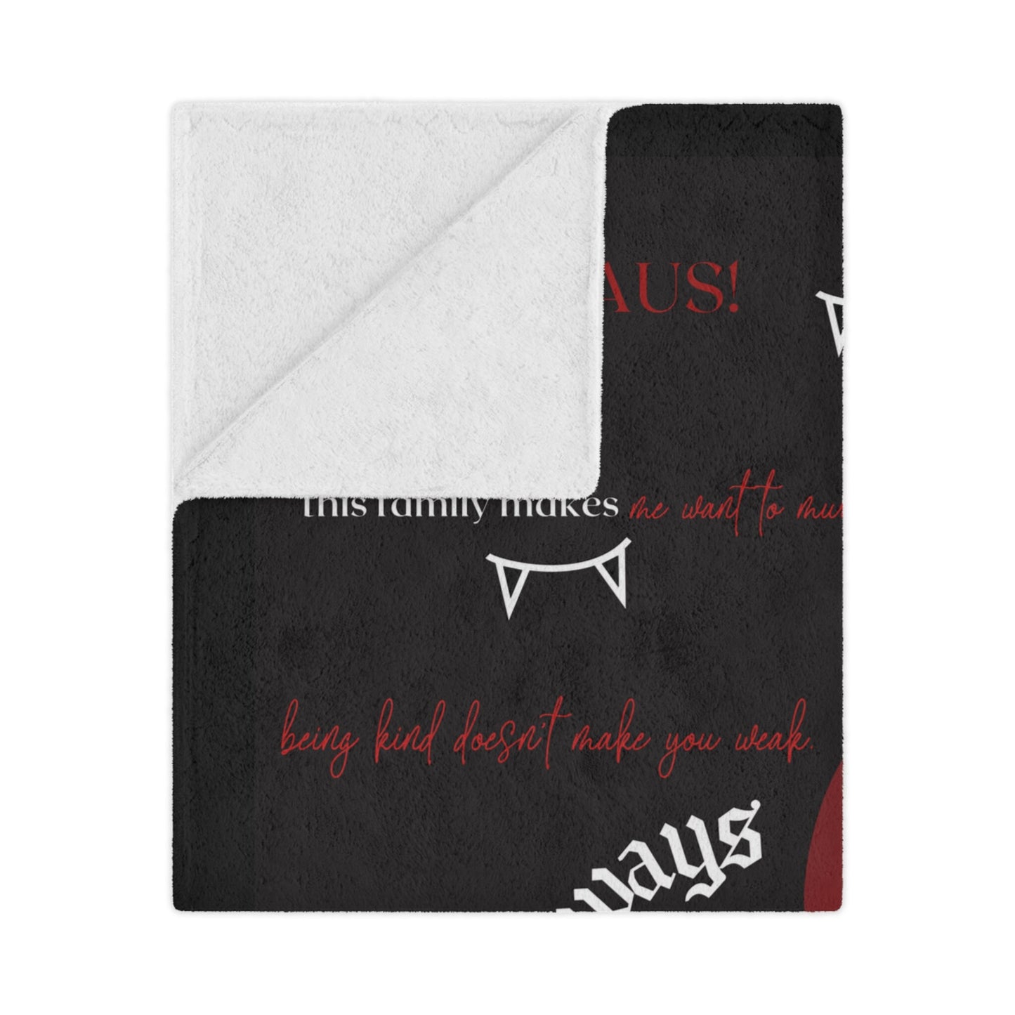 The Originals quotes blanket, Tvd merch, Tvd custom quote blanket, Tvd fan gift, Klaus Mikaleson blanket, Tvd apparel, The originals merch